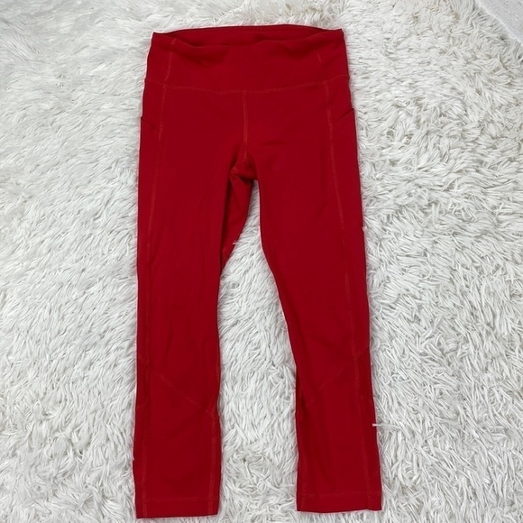 lululemon athletica Pants - Lululemon Pace Rival Crop *Full-On Luxtreme 22" True Red